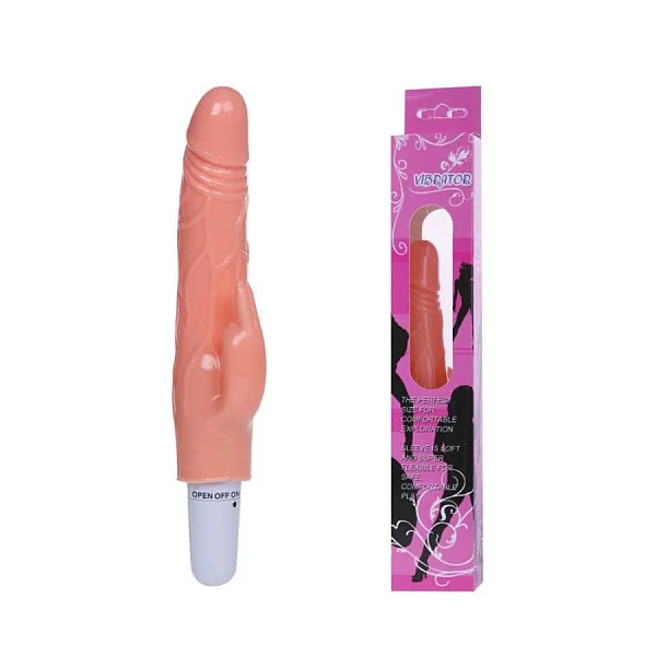 Vibrator Rabbit, Nude, 12 Cm