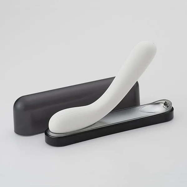Vibrator Punctul G Iroha Mai Tsuru, Alb, 17 Cm