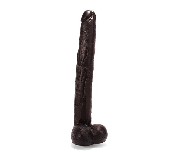 Dildo Clasic Xxl, Negru, 43 Cm