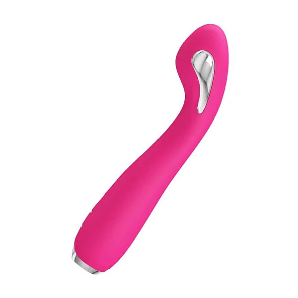 Vibrator Punctul G Cu Electrostimulare Hector, Roz, 19.5 Cm