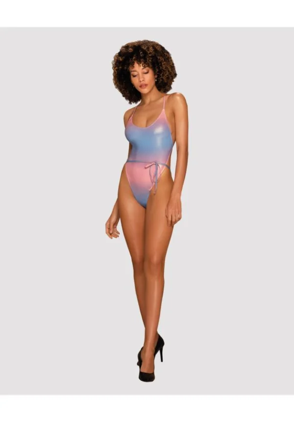 Costum De Baie Intreg - Rionella - Roz L, M