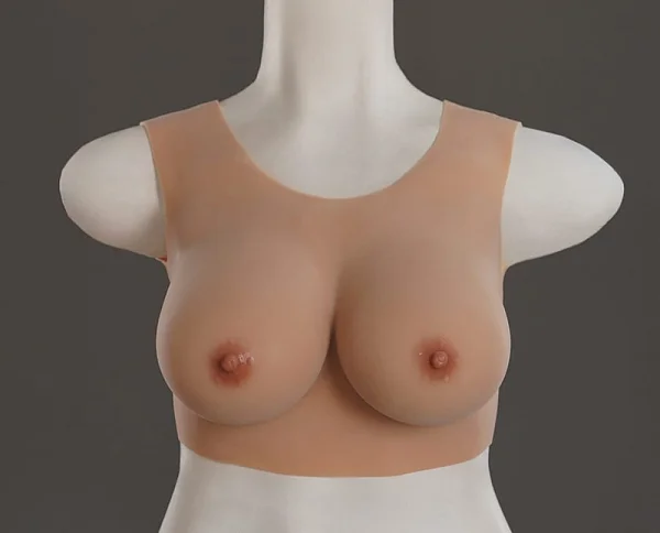 Realistic Silicone Breastplate C Cup