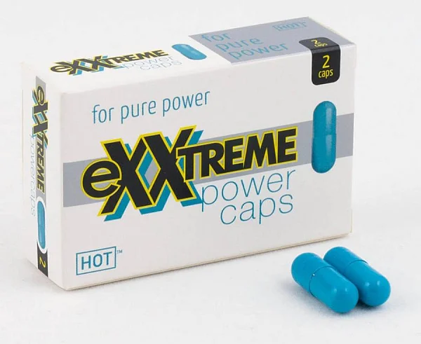 Afrodiziac Pentru Barbati Hot Exxtreme Power, 2 Capsule