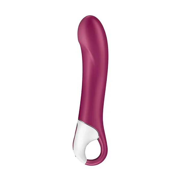 Vibrator Punctul G Big Heat, Bordo, 22 Cm