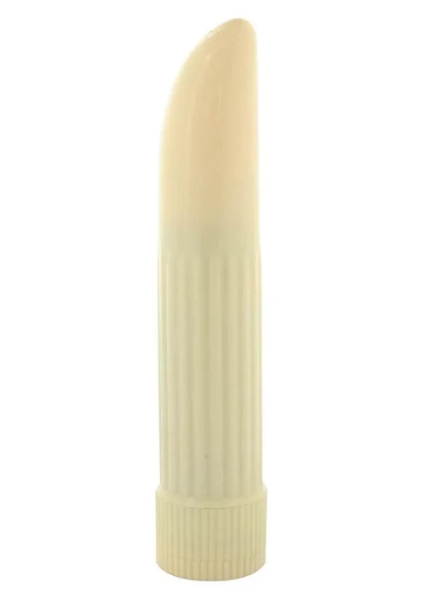 Vibrator Lady Finger, Crem, 13 Cm