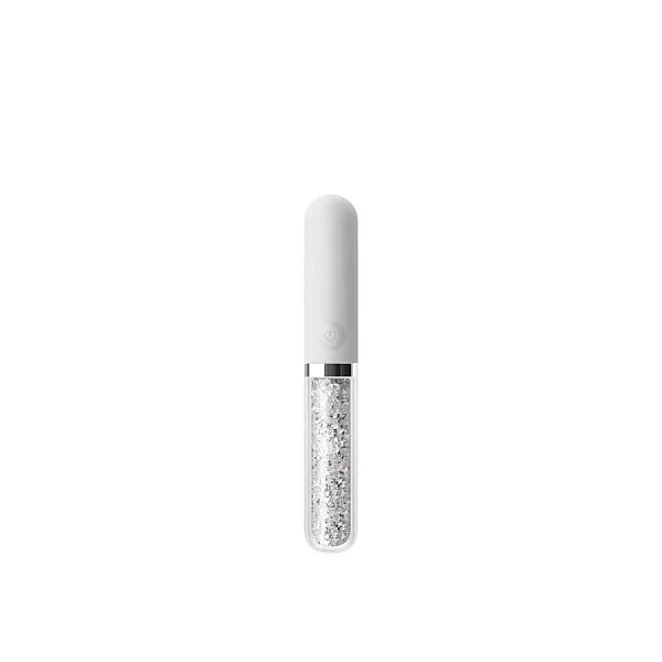 Vibrator Clasic Stardust Posh, Alb, 12.5 Cm