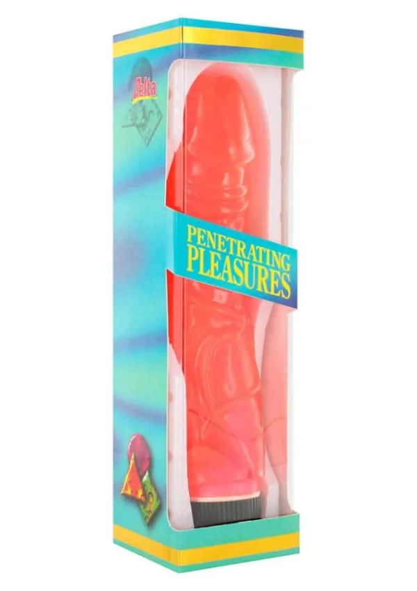 Vibrator Penetrating Pleasures Big Boss, Rosu, 20 Cm