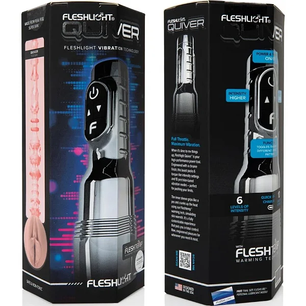 Masturbator Cu Vibratii Fleshlight Quiver Reincarcabil