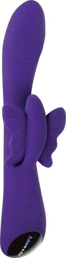 Vibrator Eves Slim Butterfly G, Mov, 21 Cm