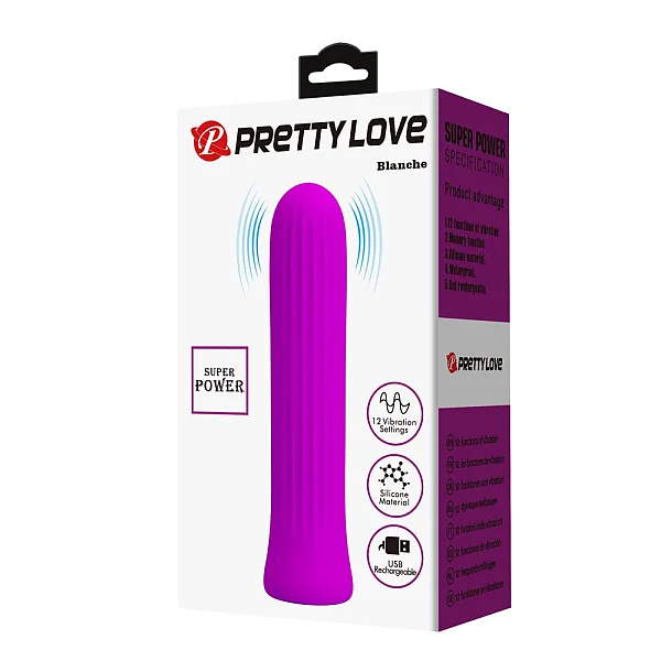 Vibrator Clasic Blanche, Mov I, 10 Cm