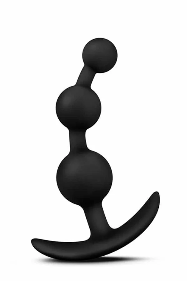 Bile Anale Luxe Beme3, Negru, 12.5 Cm