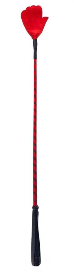 Cravasa Din Piele, Rosu + Negru, 66 Cm