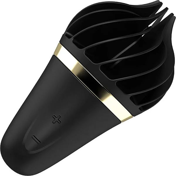 Vibrator Clitoridian Layons Sweet Treat, Negru/auriu