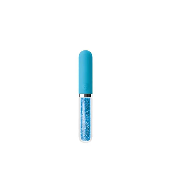 Vibrator Clasic Stardust Posh, Turcoaz, 12.5 Cm