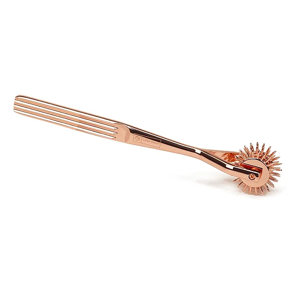 Accesoriu Stimulare Erotica Three-row Wartenberg Pinwheel, Auriu