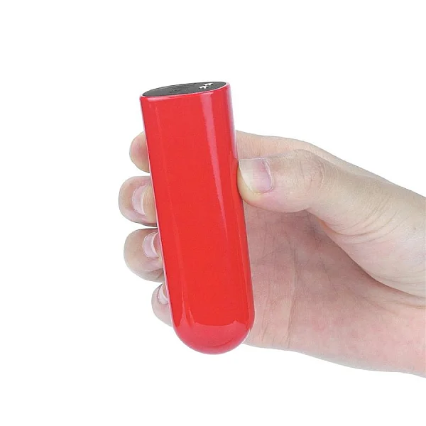 Glont Vibrator Reincarcabil Ijoy Scream, Rosu, 8.5 Cm
