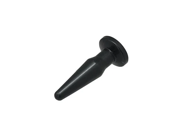 Dop Anal Clasic Medium, Negru, 12 Cm