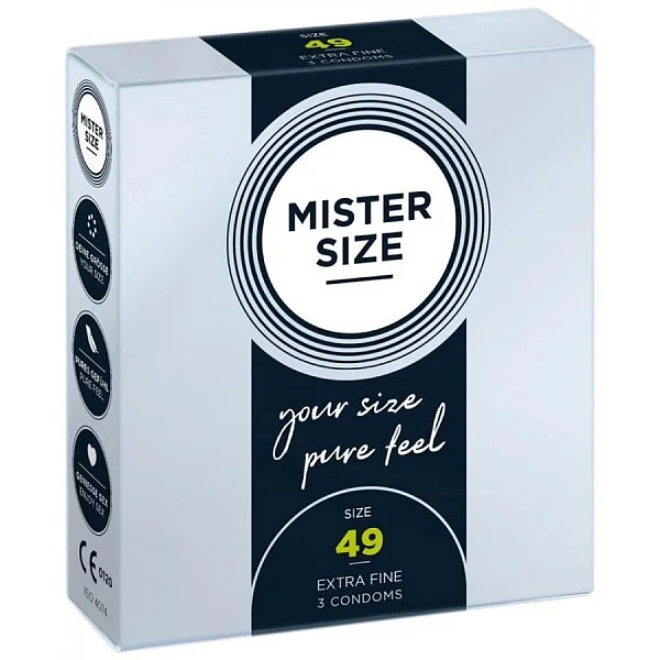 Mister Size 49 Mm Condoms 3 Pieces