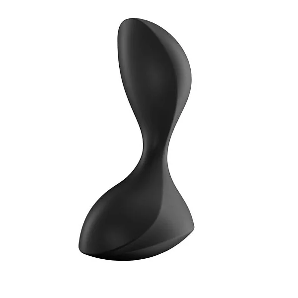 Dop Anal Cu Vibratii Sweet Seal, Negru, 11 Cm