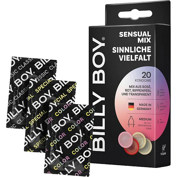 Prezervative Billy Boy Sensual Mix 20 Buc