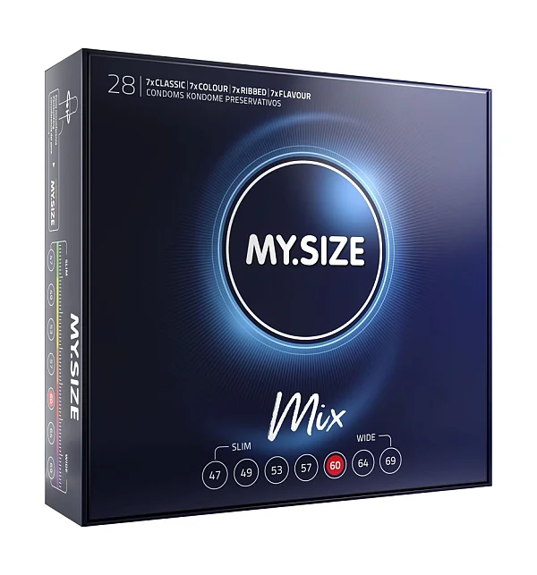 My Size Mix Condoms 60 Mm (28 Pieces)