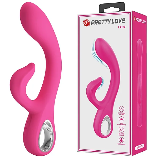 Vibrator Rabbit Fritz, Roz, 19.5 Cm