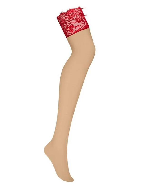 Ciorapi Sexy Stay-ups Rediosa, Rosu, S/m