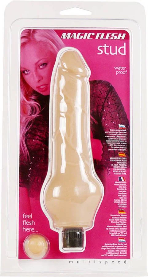 Vibrator Magic Wish Stud, Bej, 19.5 Cm
