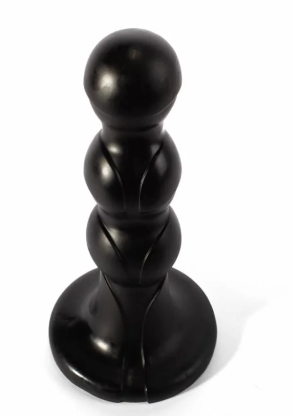 Dop Anal Extra Girthy V, Negru, 25 Cm