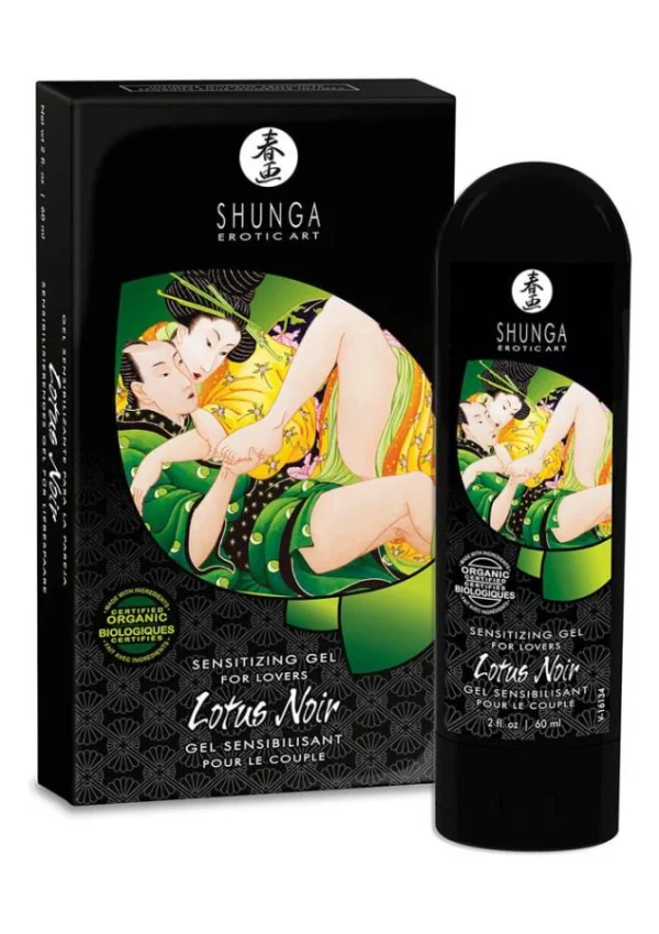 Gel Stimulent Shunga Lotus Noir, 60 Ml