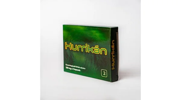 Supliment Potenta Masculina Hurrikan, 2 Caps.