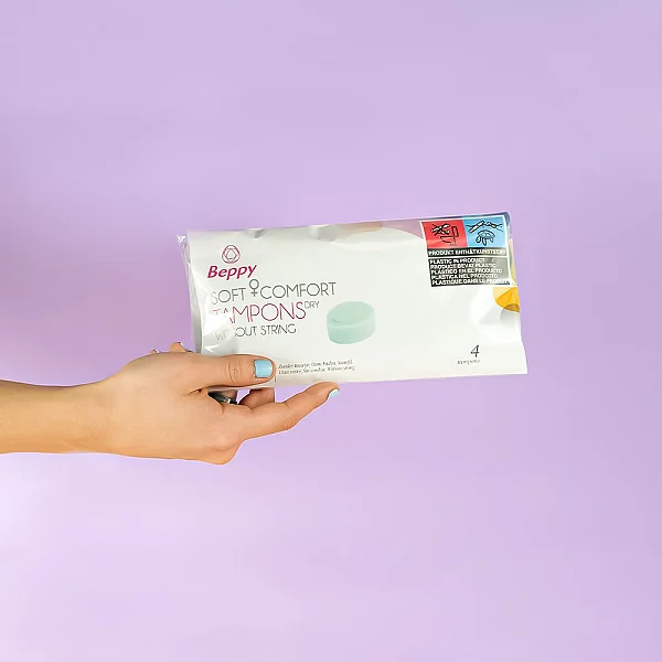 Beppy  Tampon  Soft - Non-lubricated Sponge Tampon  - 4 Pieces