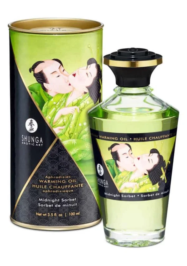Ulei Afrodiziac Cu Efect De Caldura Midnight Sorbet, 100 Ml