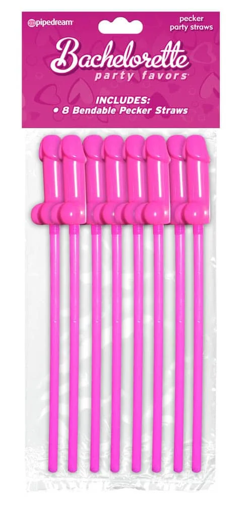 Accesorii Petreceri Pentru Adulti (paie Flexibile) 8 Bucati