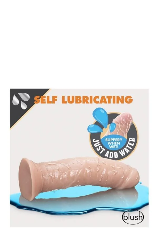 Dildo Realistic Auto-lubrifiant Dr. Skin, Natural, 20 Cm
