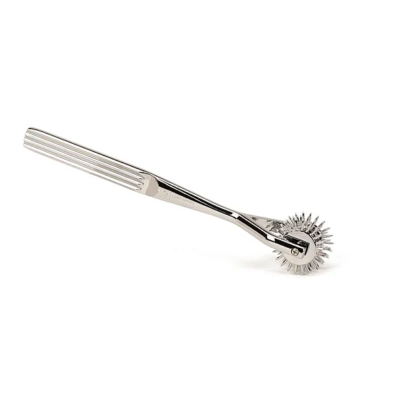 Accesoriu Stimulare Erotica Three-row Wartenberg Pinwheel, Argintiu