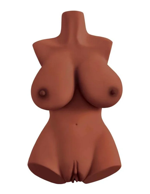 Masturbator 2-in-1 Perfect 10 Torso - Brown