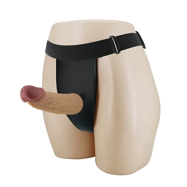 Strap-on Cu Dildo Houston, Natural, 17.5 Cm