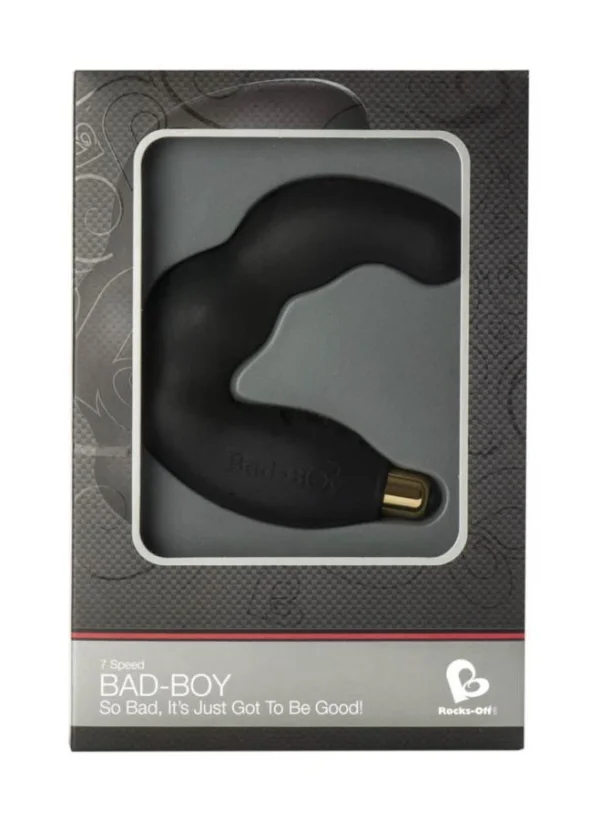 Vibrator Anal Bad-boy 7 Viteze, Negru, 14 Cm