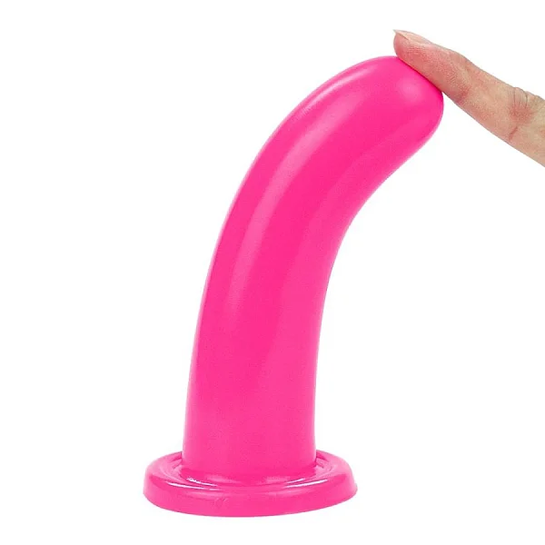 Dildo Clasic Cu Ventuza Holy Dong, Roz, 15.5 Cm