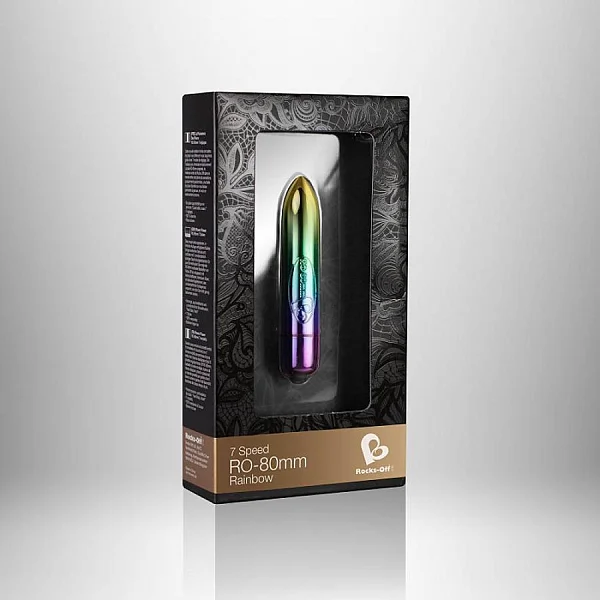 Glont Vibrator Ro-80mm Rainbow