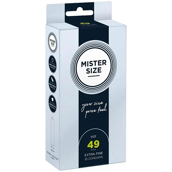 Mister Size 49 Mm Condoms 10 Pieces
