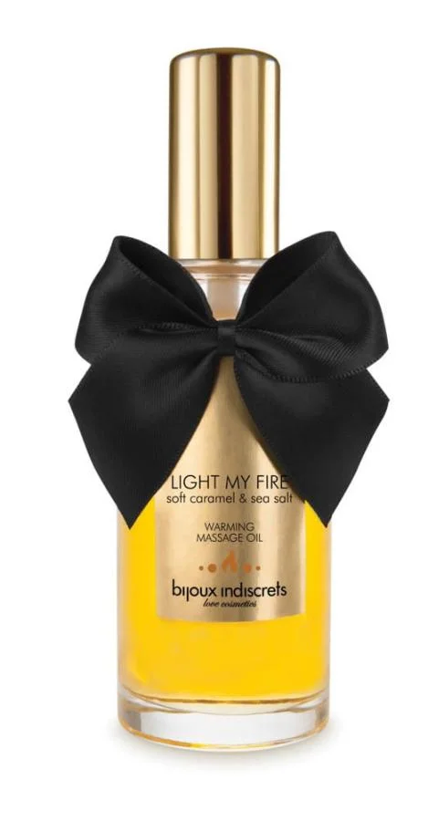 Ulei De Masaj Cu Efect De Caldura Light My Fire (aroma Caramel + Sare De Mare), 100 Ml