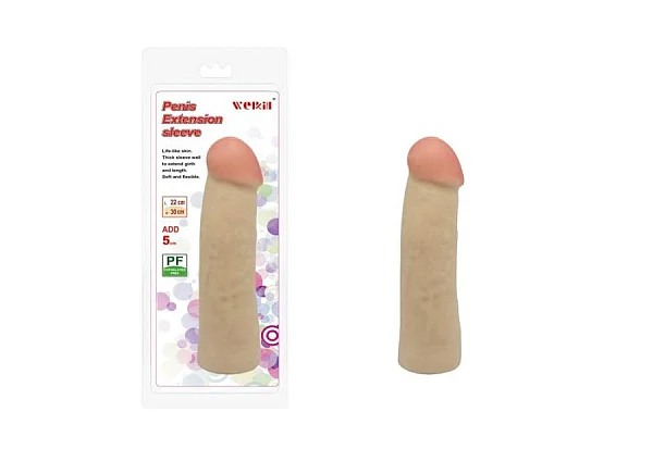 Extensie/manson Penis Extension Sleeve No. 1, Natural, 21.5 Cm