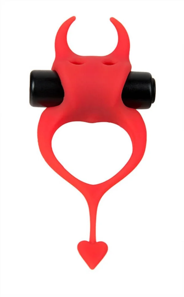 Inel Penis Cu Vibratii Devil, Rosu