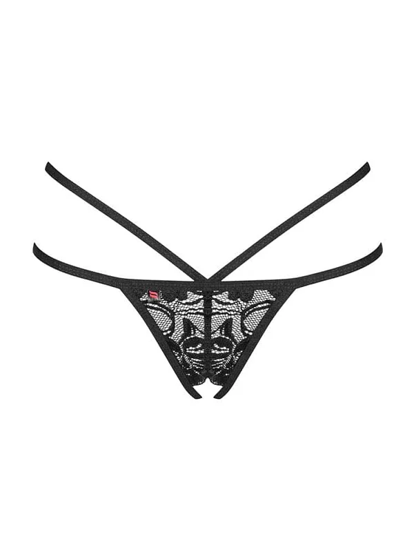 Chilotei Decupati Sexy Din Dantela, Negru, L/xl