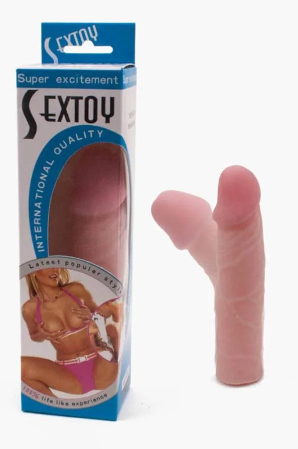 Dildo Clasic Flexibil, Natural, 15 Cm