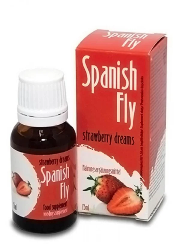 Afrodiziac Spanish Drops Capsuni, 15 Ml