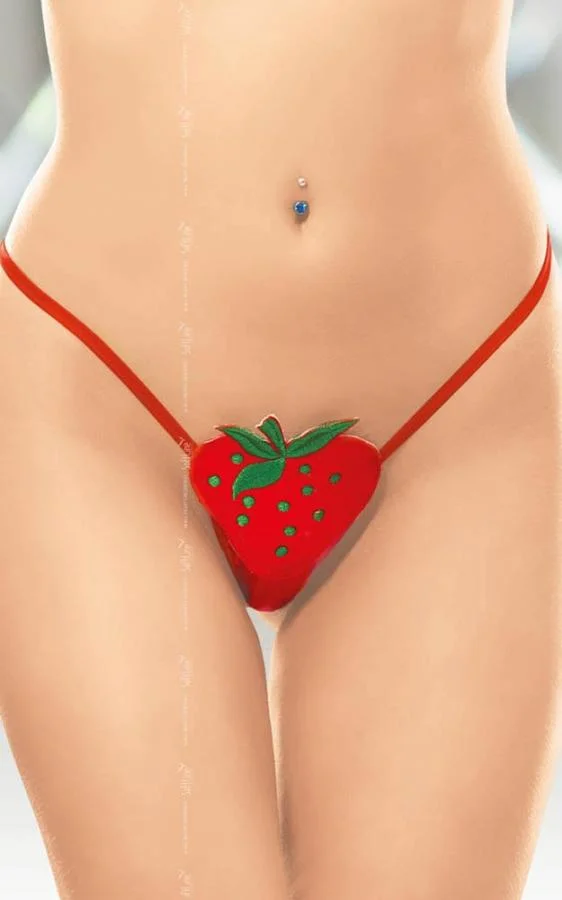 Chilotei Sexy Capsunica, Rosu, Marime Universala