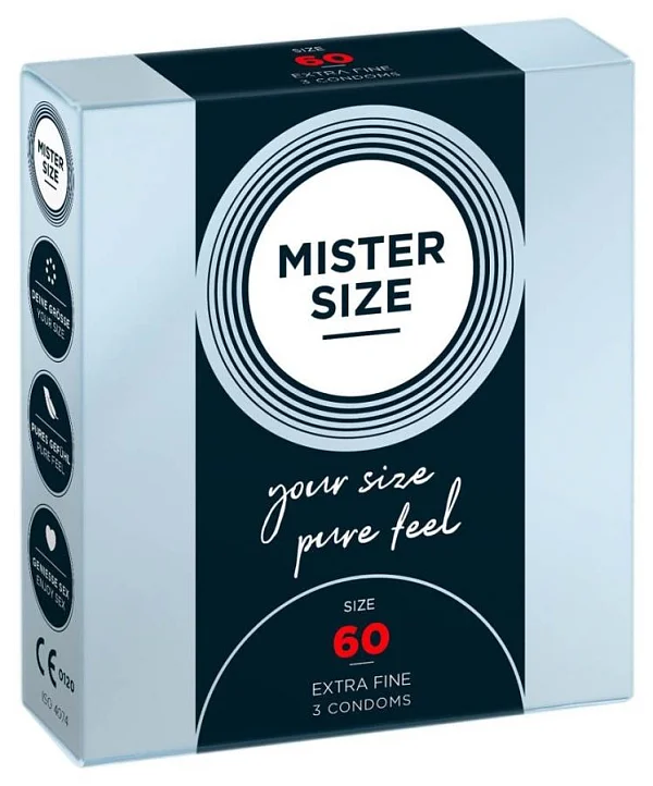 Mister Size 60 Mm Condoms 3 Pieces